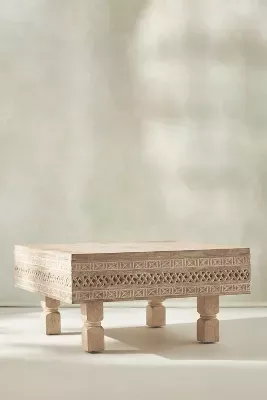 Carved Ezana Coffee Table