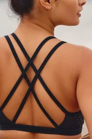 Beyond Yoga Hearts PowerShine Double Back Bra