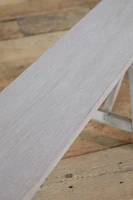 Trestle Teak Bench