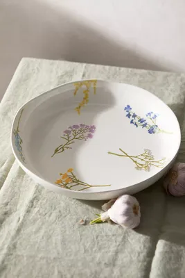 Floral Bunch Ceramic Serving Bowl