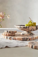 Scalloped Breccia Marble Serving Board