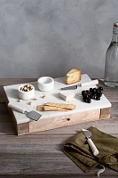 Marble Top Serving Board Set