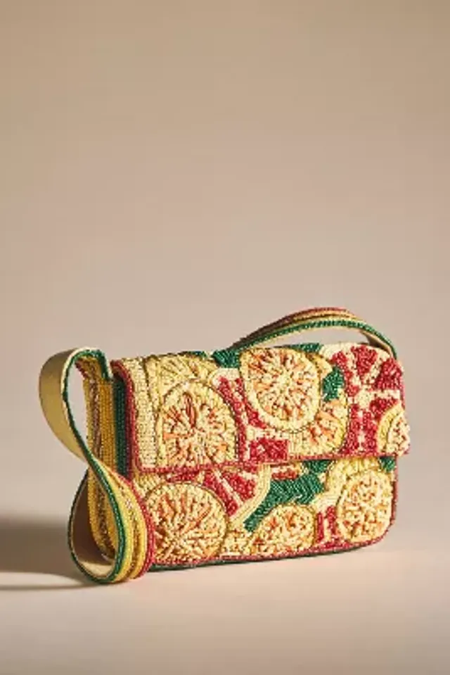 Anthropologie Women's Fiona Beaded Bag