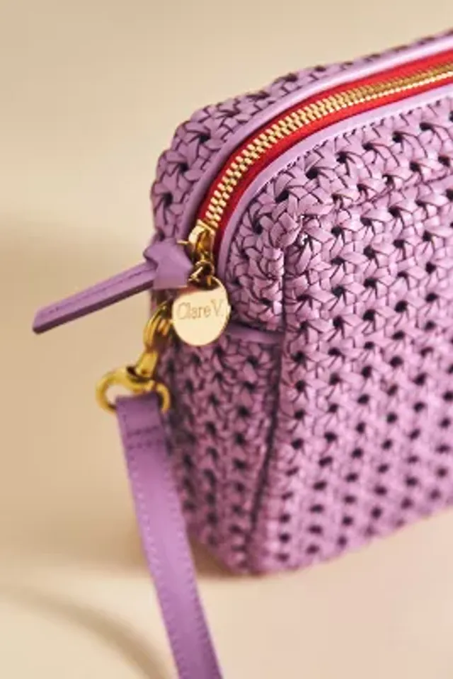 Clare V. Petit Moyen Bag - Violet