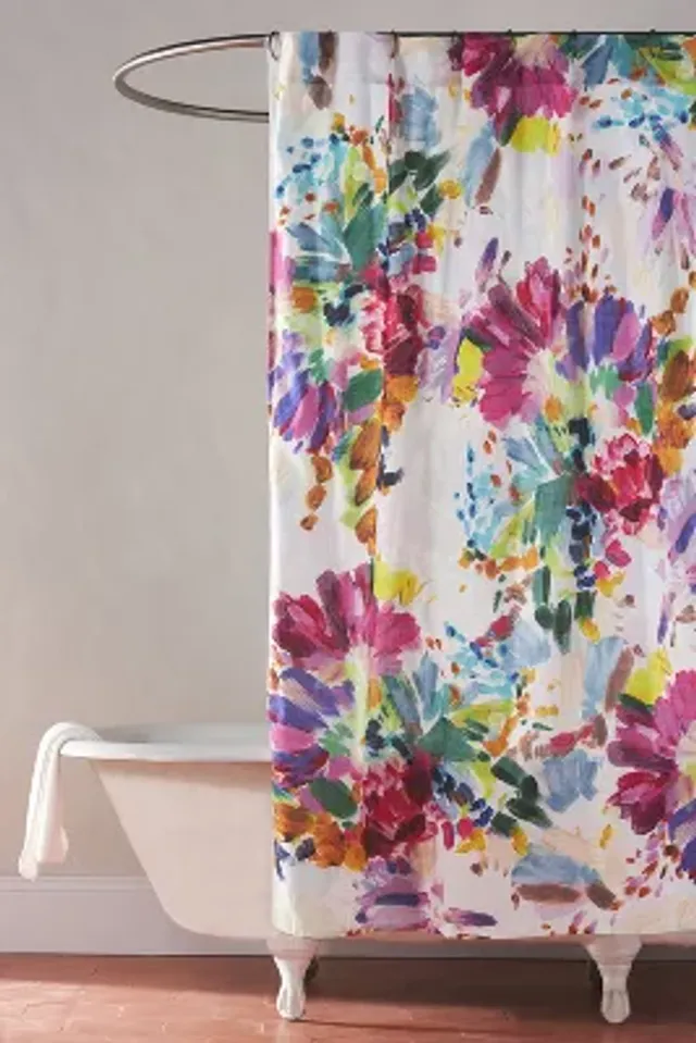 Nathalie Lete Organic Cotton Shower Curtain