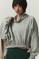 Daily Practice by Anthropologie Long-Sleeve Funnel Neck Sweatshirt