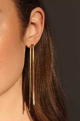 Snake Chain Drop Earrings