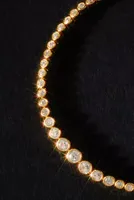 14k Gold Bezel Tennis Bracelet