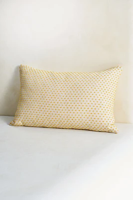 Dotted Dandelion Outdoor Pillow