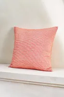 Coral Textured Outdoor Pillow