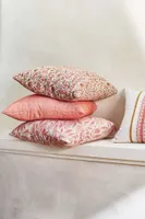 Coral Textured Outdoor Pillow