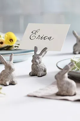 Bunny Rabbit Place Cards, Set of 4