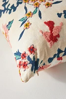 Hand-Embroidered Mirelle Pillow