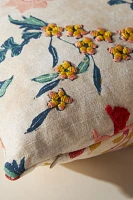 Hand-Embroidered Mirelle Pillow