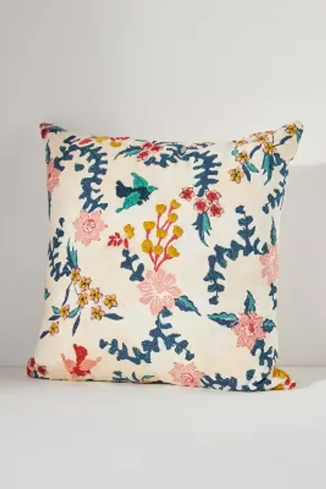 Floral Study 2 Needlepoint Pillow