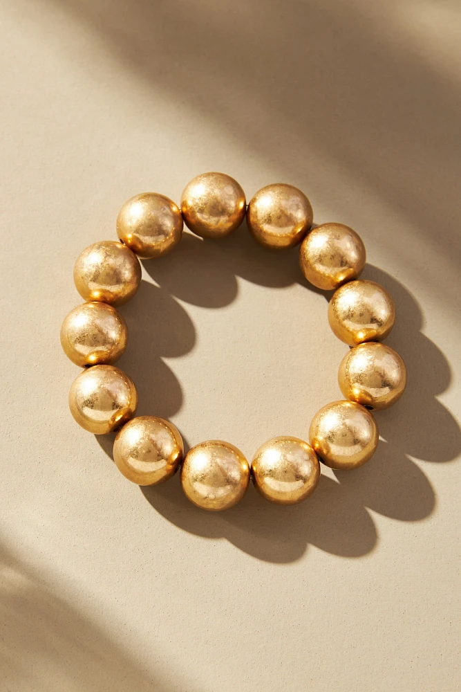 Gold Beaded Bracelet