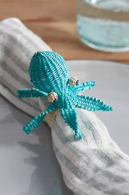 Octopus Palm Fiber Napkin Ring