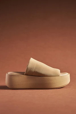 By Anthropologie Platform Slide Sandals