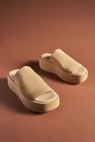 By Anthropologie Platform Slide Sandals