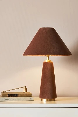 Lulu Velvet Table Lamp