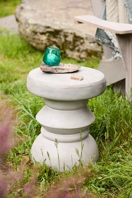 Curved Base Concrete Stool