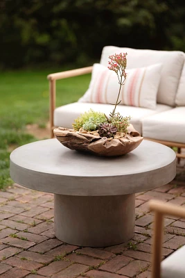 Concrete Pedestal Coffee Table