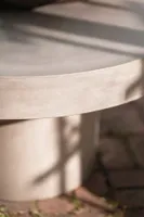 Concrete Pedestal Coffee Table