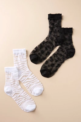 Sheer Socks, Set of 2