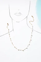 Mini Pearl Chain Necklace