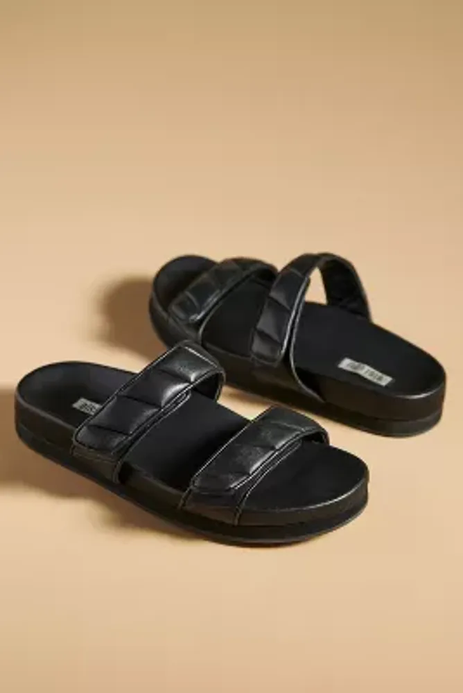 Bibi Lou Cortona Puff-Strap Slide Sandals