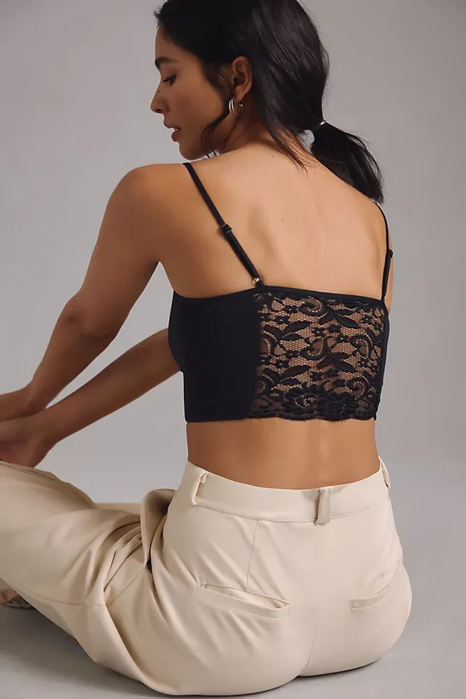 By Anthropologie Seamless Lace Bralette