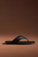 By Anthropologie Leather Thong Sandals