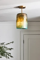 Soft Fog Glass Semi-Flush Mount