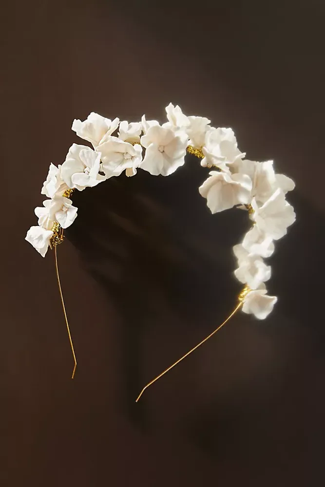 Nestina Veil Headband - Pela Ivory