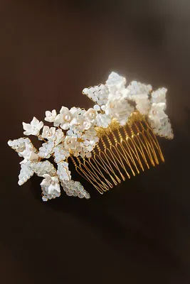 Nestina Accessories Fleurette Crystal Comb