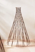 Woven Willow Cone Obelisk