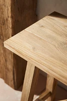 Braced Leg Teak Console