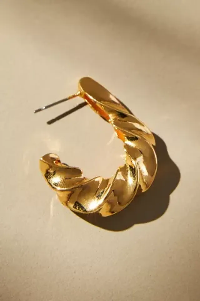 Frayed Metal Ribbon Earrings  Anthropologie Japan - Women's Clothing,  Accessories & Home