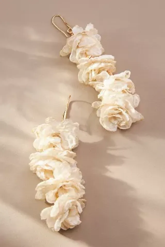 By Anthropologie Blooming Petal Earrings