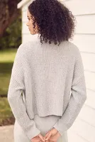 Eberjey Cropped Cardigan Sweater