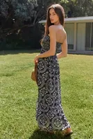 The Marisol Printed Smocked Gauze Maxi Dress