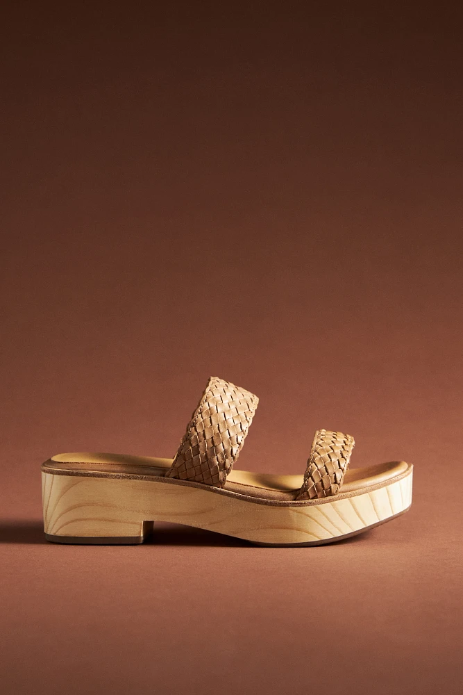 Nisolo Woven Clog Heels