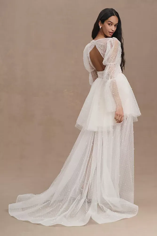 Willowby by Watters Matilda Tulle Convertible Wedding Gown