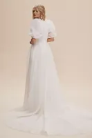 Viktor & Rolf for BHLDN Eloise Organza Puff-Sleeve Wedding Gown