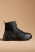 Hunter Explorer Zip Ankle Flatform Boots