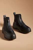 Hunter Explorer Zip Ankle Flatform Boots