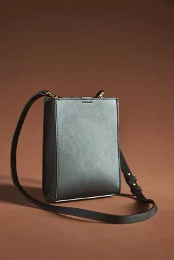 Faux Leather Crossbody Purse