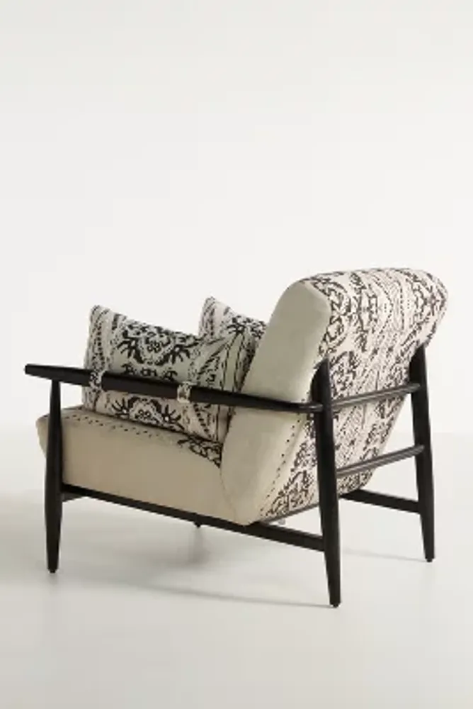 Embroidered Fanny Kershaw Chair