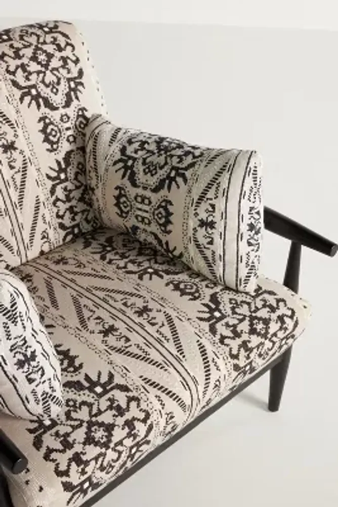 Embroidered Fanny Kershaw Chair