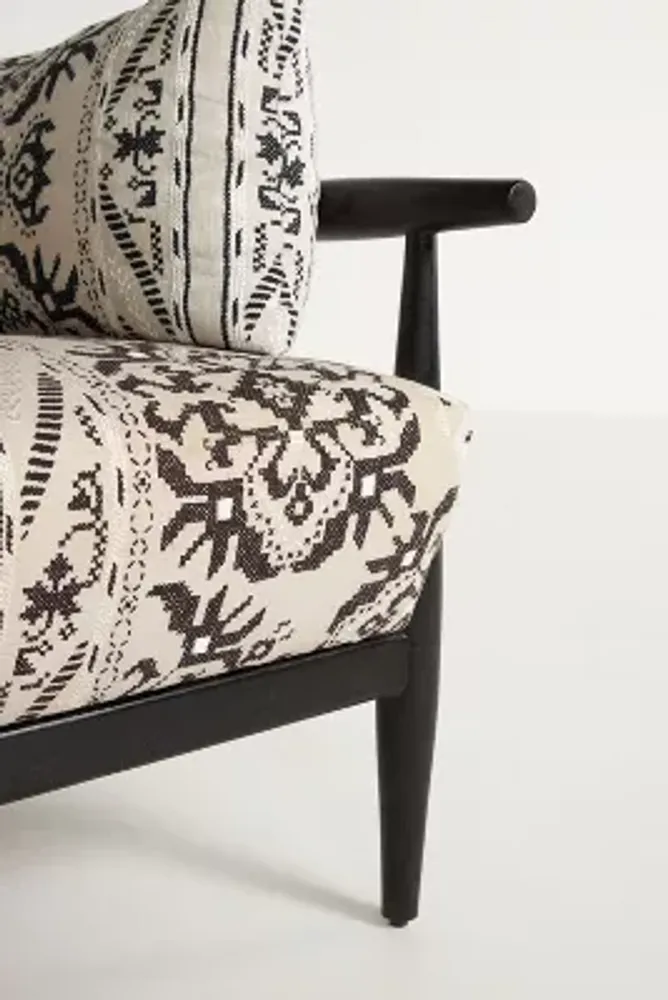 Embroidered Fanny Kershaw Chair